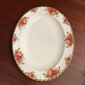 Royal Albert Country Rose Platter 14”